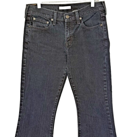 Levis 515 Women's Jeans Boot Cut Stretch Size 8 Dark Wash Blue Denim - Picture 3 of 9